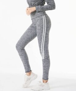 A2068 Sports Yoga Stripe Leggings Mixed Sizes 12PCS/SET