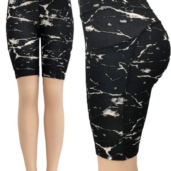 A1359/2365 Sports Yoga Short Bikers Leggings 12PCS/PACK