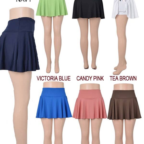 A2553 Sports Skort with Pocket Mixed Sizes 12PCS/PACK
