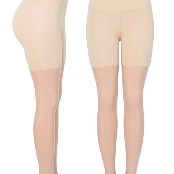 A5004 Nude Yoga Short Bikers Leggings Mix Sizes 12PCS/PACK