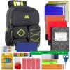 Wholeslae 18 Inch Multi Pocket Backpack with School Supplies 45 Piece Kit