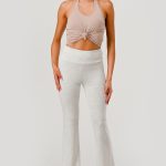 Elastic waist Bermuda shorts