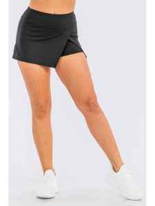 Wholesale Womens Athletic Mini Skort With Side Slit - Image 2