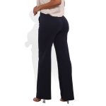 Wholesale Womens  High Waist Ponte Straight Leg Pants - Image 5