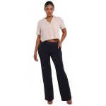 Wholesale Womens  High Waist Ponte Straight Leg Pants - Image 2