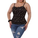 Wholesale Womens Plus Size Lace-Up Tank Tops