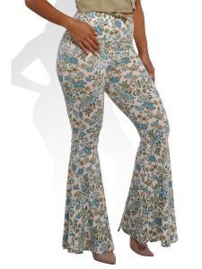 Wholesale Womens High Waist Soft Brushed Wide Flare Pants - Image 5