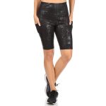 Wholesale Womens High Waist Biker Shorts With Side Pockets - Image 3