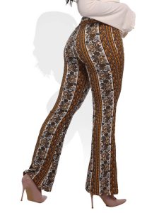 Wholesale Womens High Waist Soft Brushed Flare Pants - Image 5