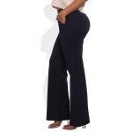 Wholesale Womens  High Waist Ponte Straight Leg Pants - Image 4