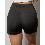 Wholesale Plus Size Athletic Tummy Control Biker shorts With Pockets - Image 7