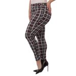 Wholesale Womens Plus Size Treggings Skinny Pants With Self Belt - Image 8