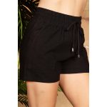 Wholesale Womens Linen Shorts with Pockets & Waist Tie - Image 4