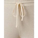 Wholesale Womens Waffle Textured Fleece Lined Flare Pants - Image 7