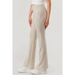 Wholesale Womens Waffle Textured Fleece Lined Flare Pants - Image 4