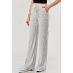 Wholesale Womens Ribbed Knit Wide Leg Drawstring Pants - Image 8