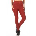 Wholesale Womens High Waist Honeycomb Textured Sports Leggings - Image 5