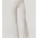 Wholesale Womens High Waist Buttery Soft Flare Pants-Heather Bone