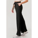 Wholesale Womens Ribbed Knit Wide Leg Drawstring Pants - Image 3
