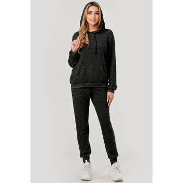 b74ce74fbf98899bfb8662c1928679247d908e942a42470b597bfa38070b2ec2 Wholesale Womens Sweater Knit Hoodie & Jogger 2-Piece Set - Image 1