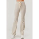 Wholesale Womens Waffle Textured Fleece Lined Flare Pants