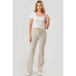 Wholesale Womens Waffle Textured Fleece Lined Flare Pants - Image 2