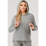 Wholesale Womens Waffle Fleece Hoodie & Jogger 2-Piece Set - Image 10