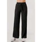 Wholesale Womens Ribbed Knit Wide Leg Drawstring Pants - Image 5